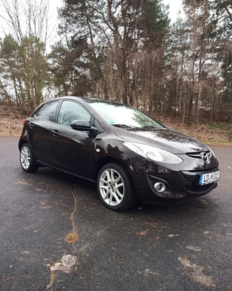 Mazda 2 cena 21800 przebieg: 114000, rok produkcji 2013 z Bolesławiec małe 232